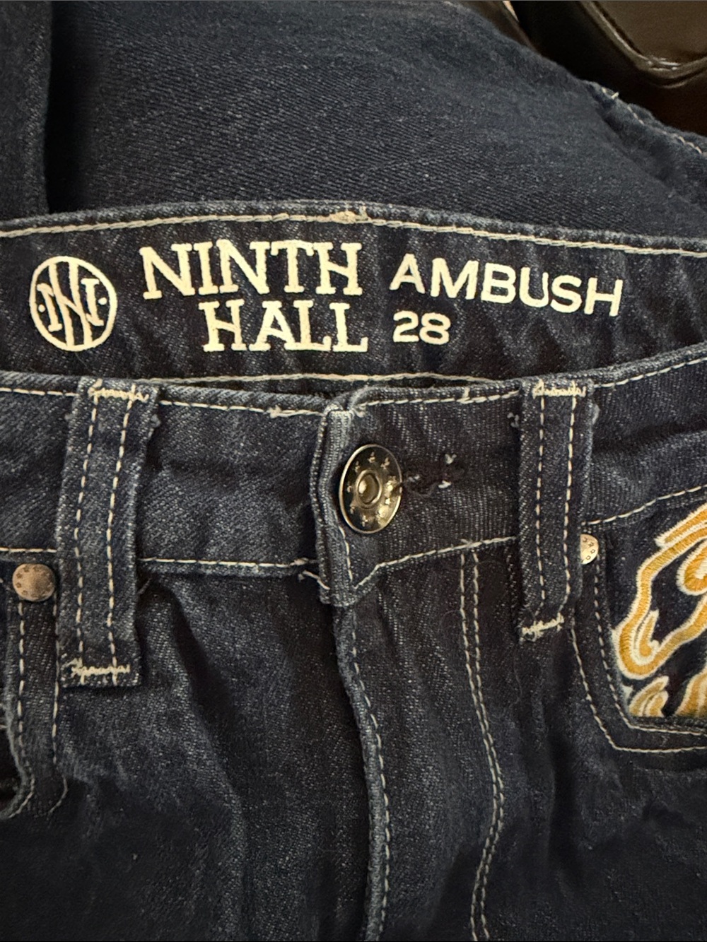 Ninth Hall Ambush Men’s Jeans — Dark Blue